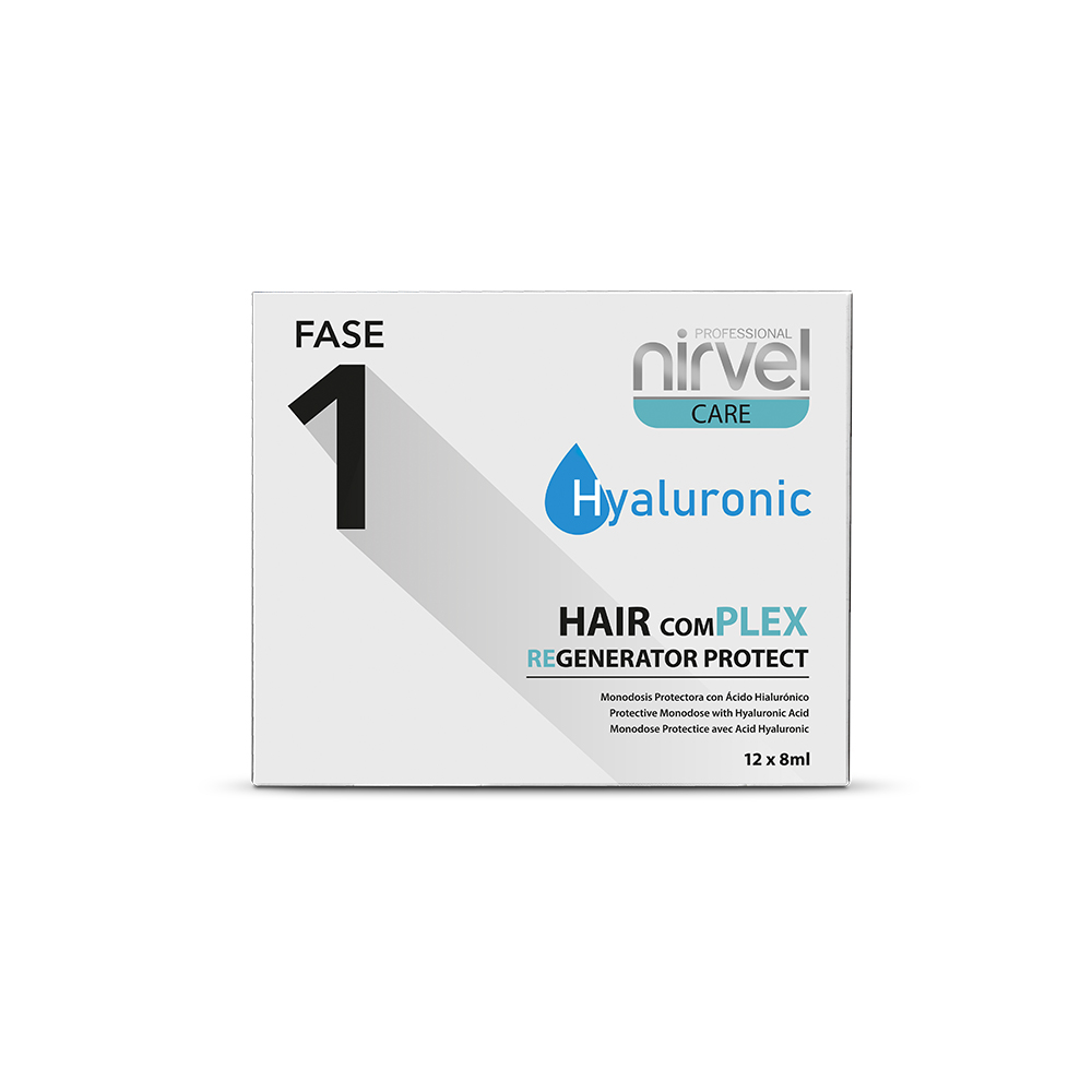 Защитный крем с гиалуроновой кислотой Fase 1 Hyaluronic hair complex regenerator protect, 12 х 8 мл